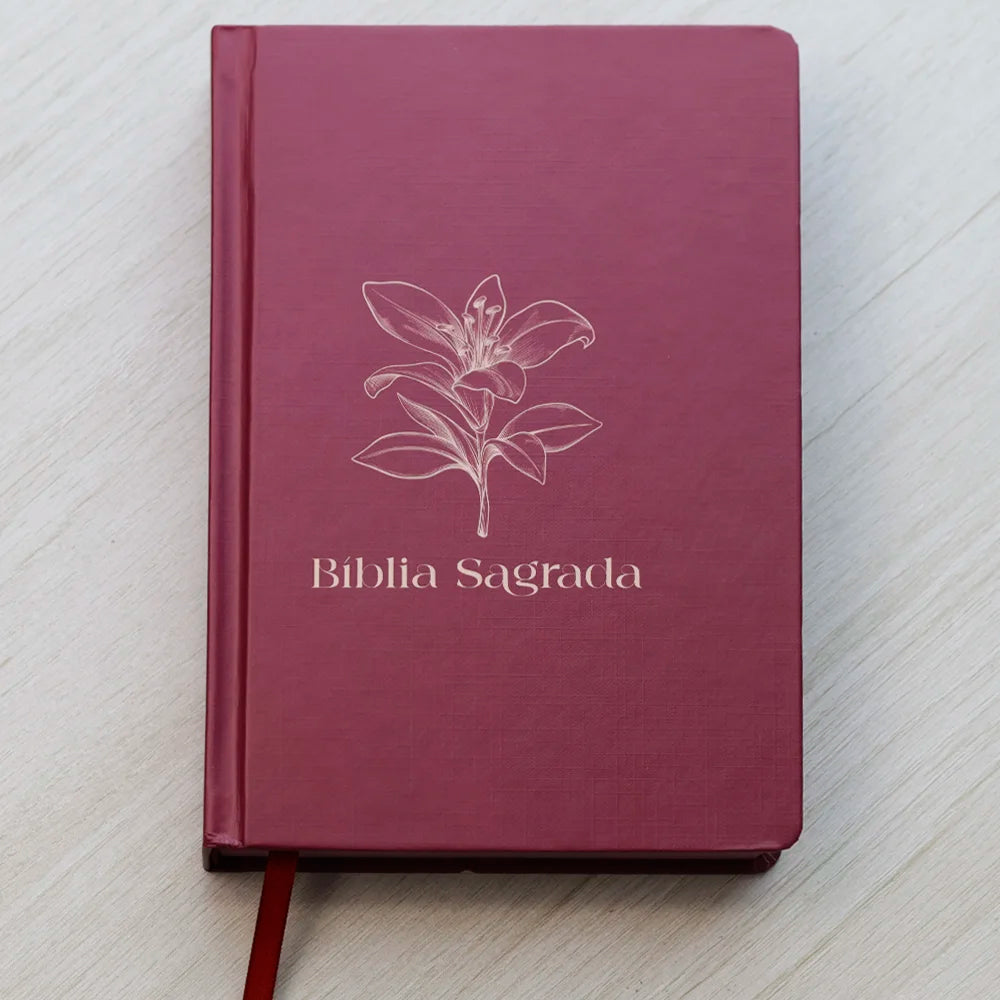 Kit Bíblia Sagrada Feminina | NVI | Letra Normal | Capa Dura + Bloco de Anotações Feminina | Capa Brochura
