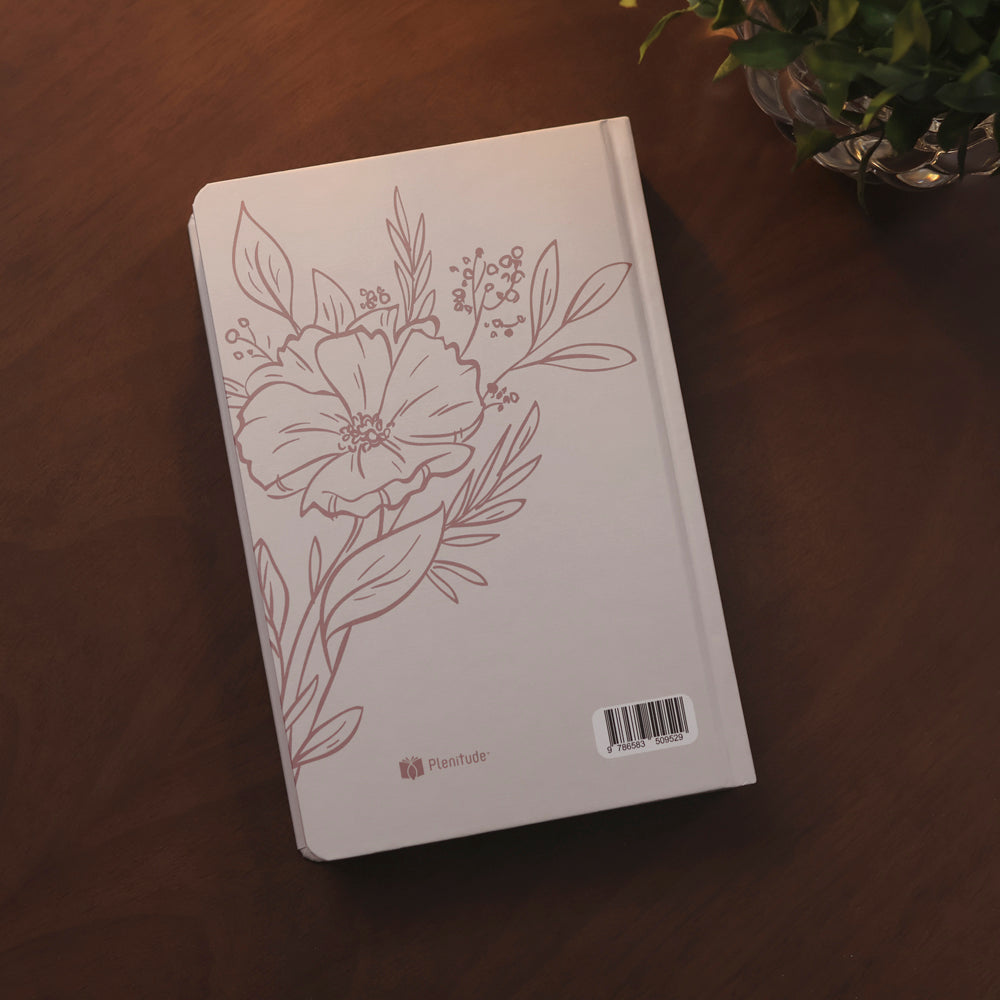 Kit Bíblia Sagrada Flor | NVI | Letra Normal | Capa Dura + Bloco de Anotações Flor | Capa Brochura