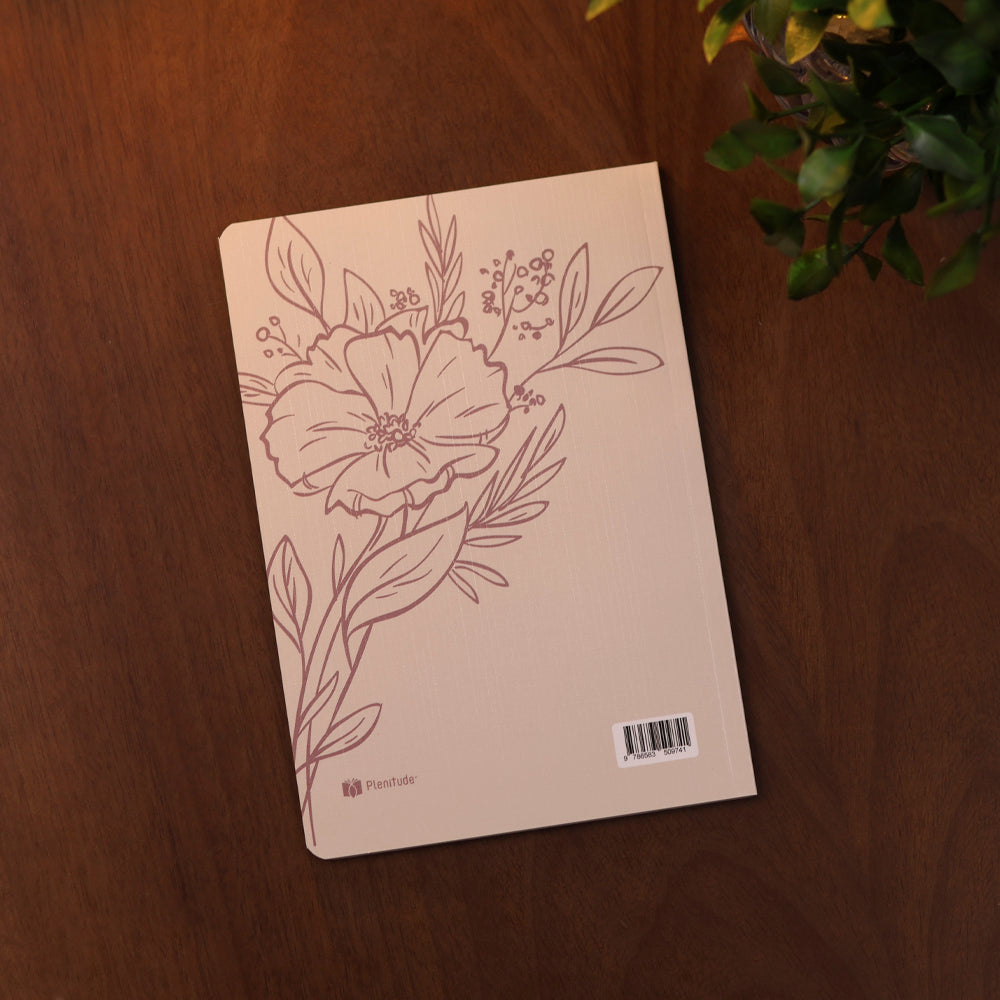Kit Bíblia Sagrada Flor | NVI | Letra Normal | Capa Dura + Bloco de Anotações Flor | Capa Brochura