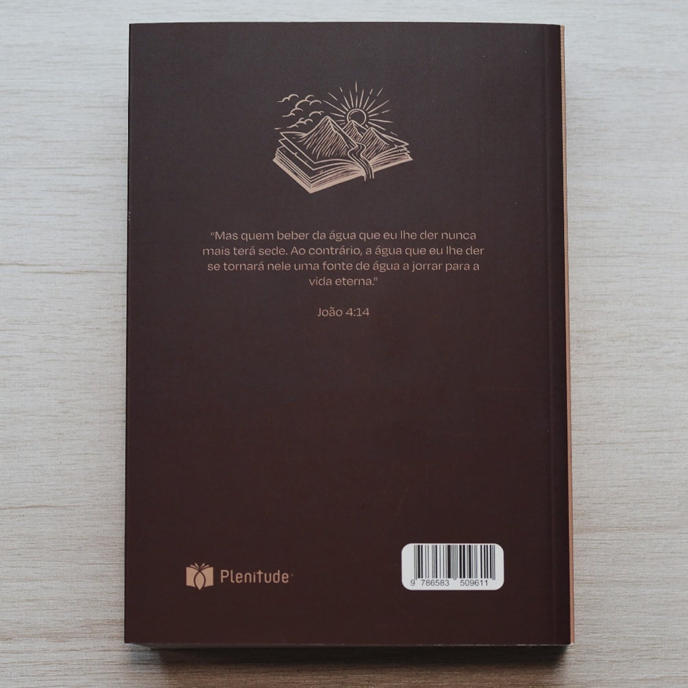 Capa de Bíblia Sagrada Jesus Cristo | NVI | Capa Brochura Marrom — item do Kit Bíblia Sagrada Jesus Cristo | NVI | Capa Brochura Marrom 100un · foto 9