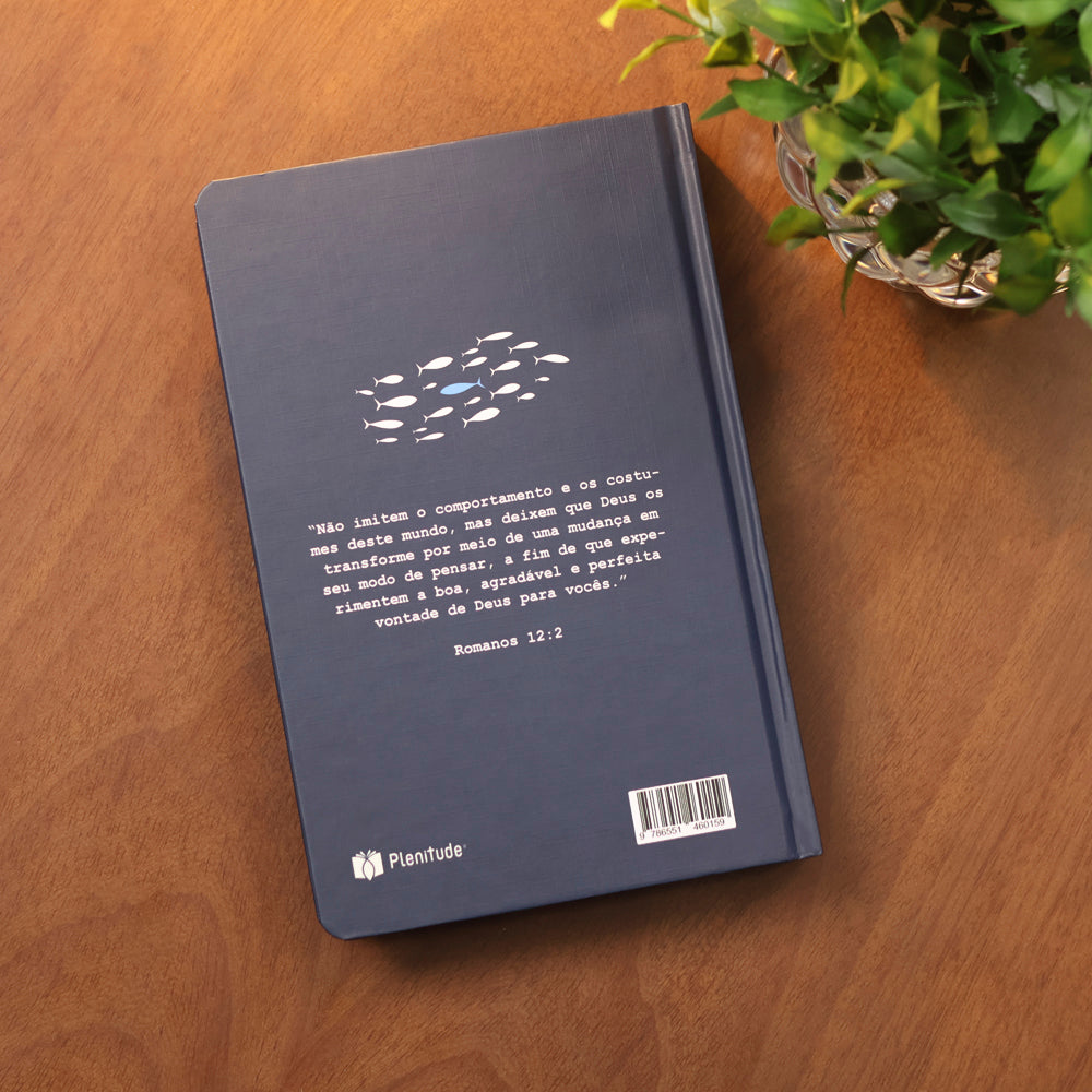 Kit Bíblia Sagrada Slim Correnteza | NVT | Capa Dura + Bloco de Anotações Correnteza | Capa Brochura