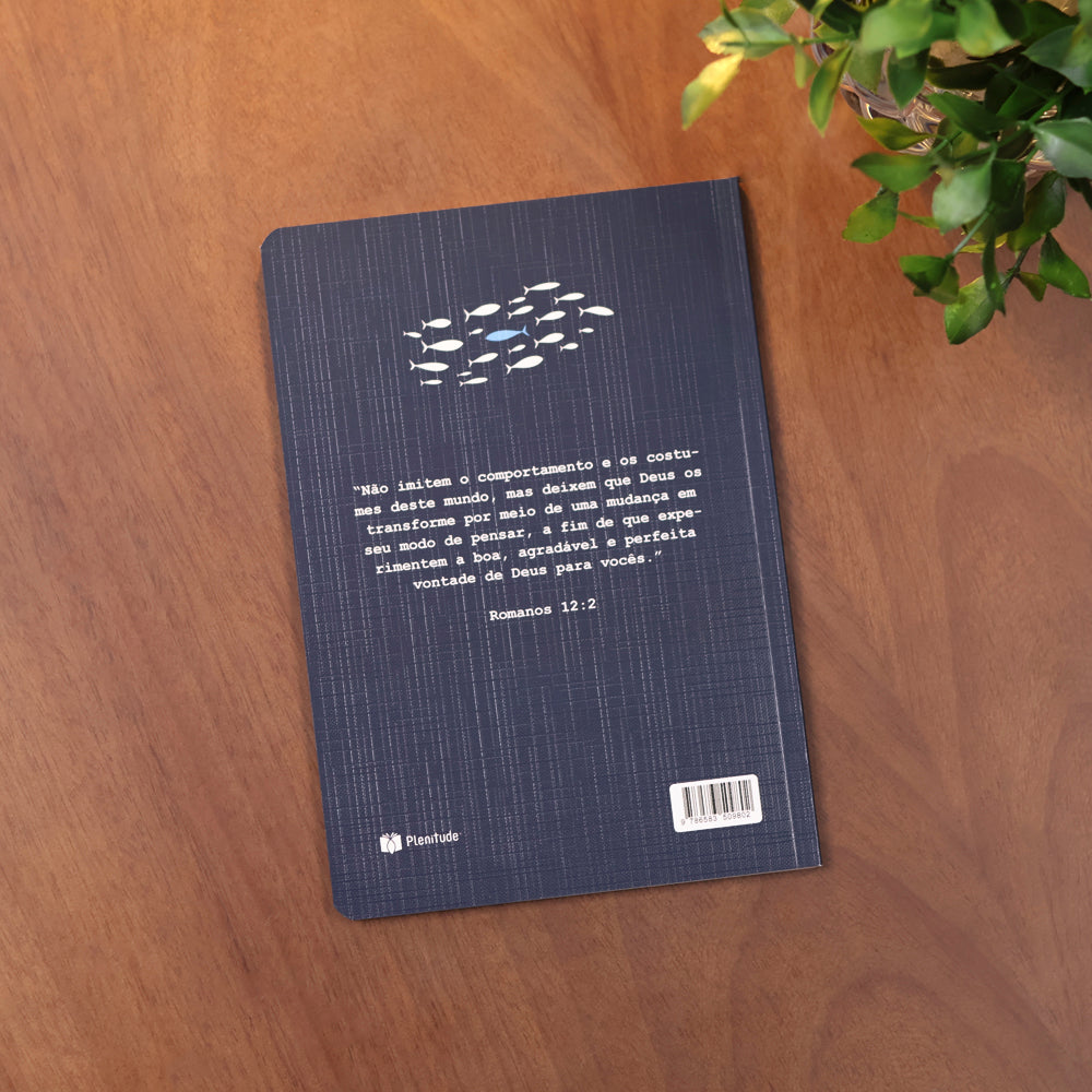 Kit Bíblia Sagrada Slim Correnteza | NVT | Capa Dura + Bloco de Anotações Correnteza | Capa Brochura