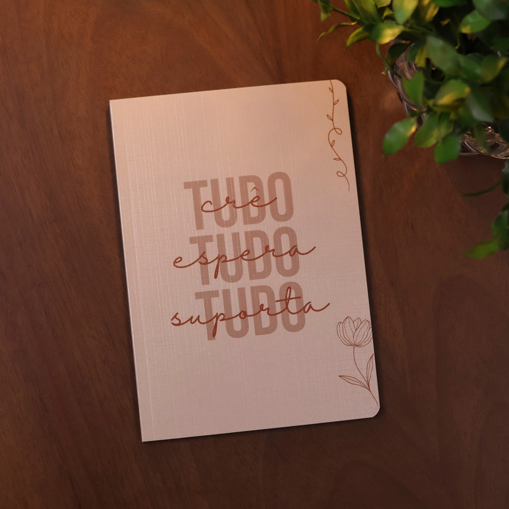 Kit Bíblia Sagrada Slim Tudo Crê | NVT | Capa Dura + Bloco de Anotações Tudo Crê | Capa Brochura