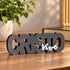 Letreiro Decorativo  3D | Cristo Vive Preto