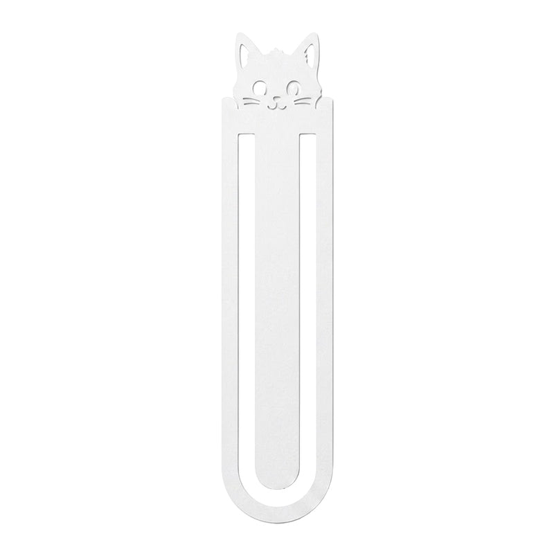 Marca Página 3D | Gato Branco