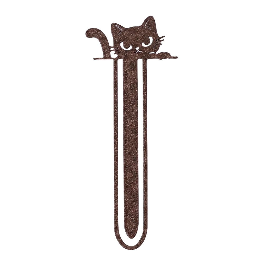 Marca Página 3D | Gato Dorminhoco Marrom