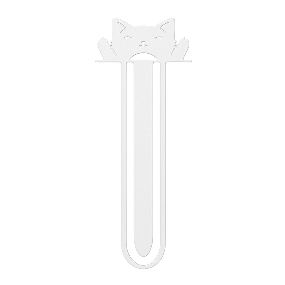 Marca Página 3D | Gato Fofura Branco