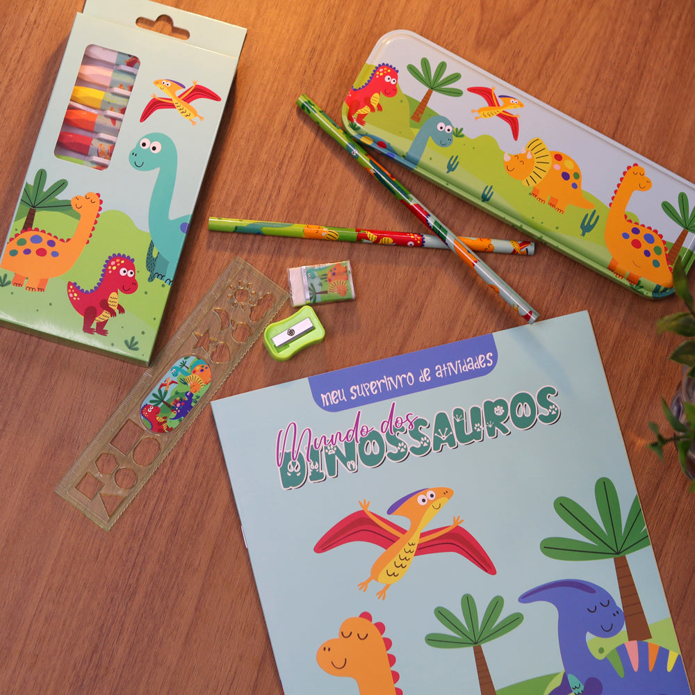 Meu Superlivro de Atividades | Maleta Mundo dos Dinossauros