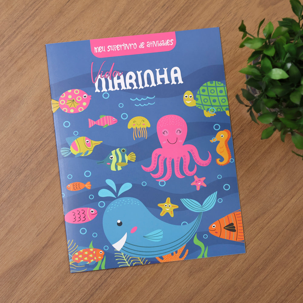 Meu Superlivro de Atividades | Maleta Vida Marinha
