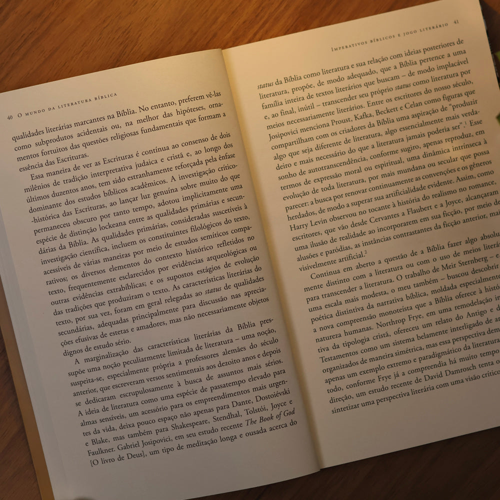 O Mundo da Literatura Bíblica | Robert Alter