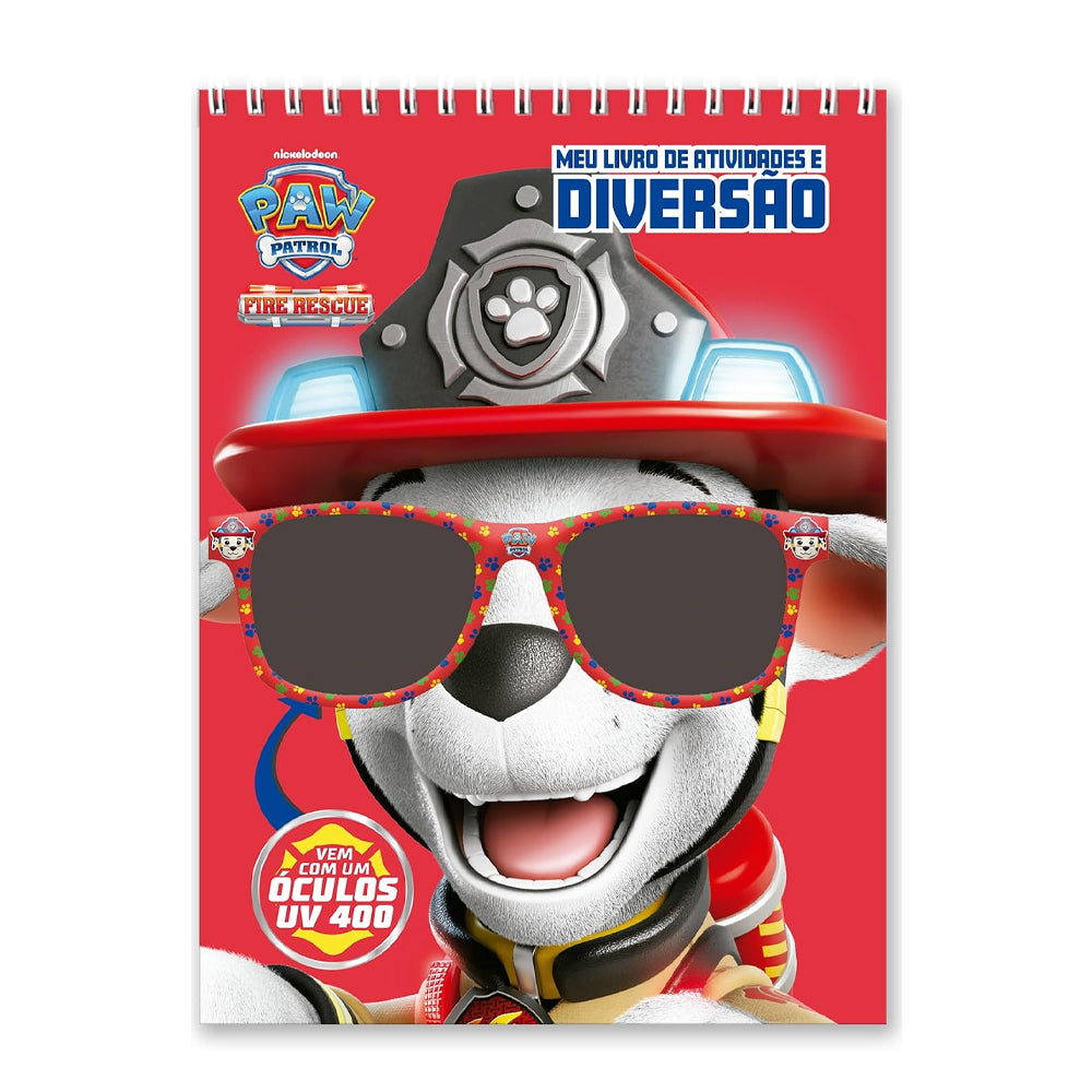 Patrulha Canina Vermelho |  Meu Livro de Atividades e Diversão