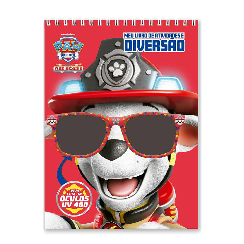 Patrulha Canina Vermelho |  Meu Livro de Atividades e Diversão