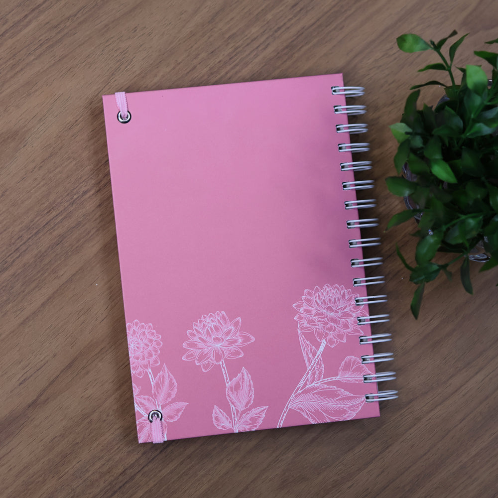 Planner Contando os Meus Dias | Capa Dálias