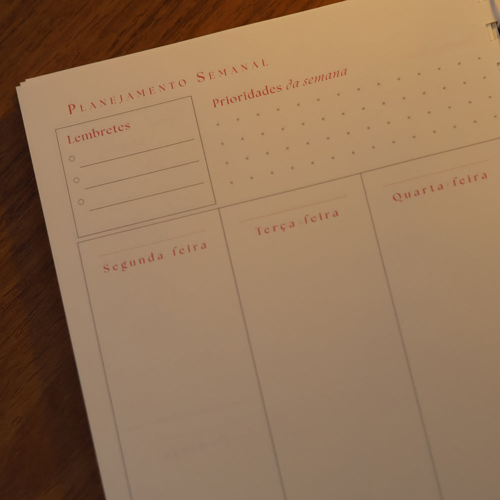 Planner Contando os Meus Dias | Capa Dálias