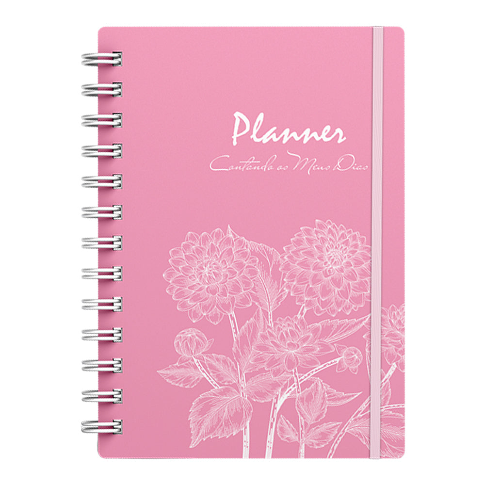 Planner Contando os Meus Dias | Capa Dálias