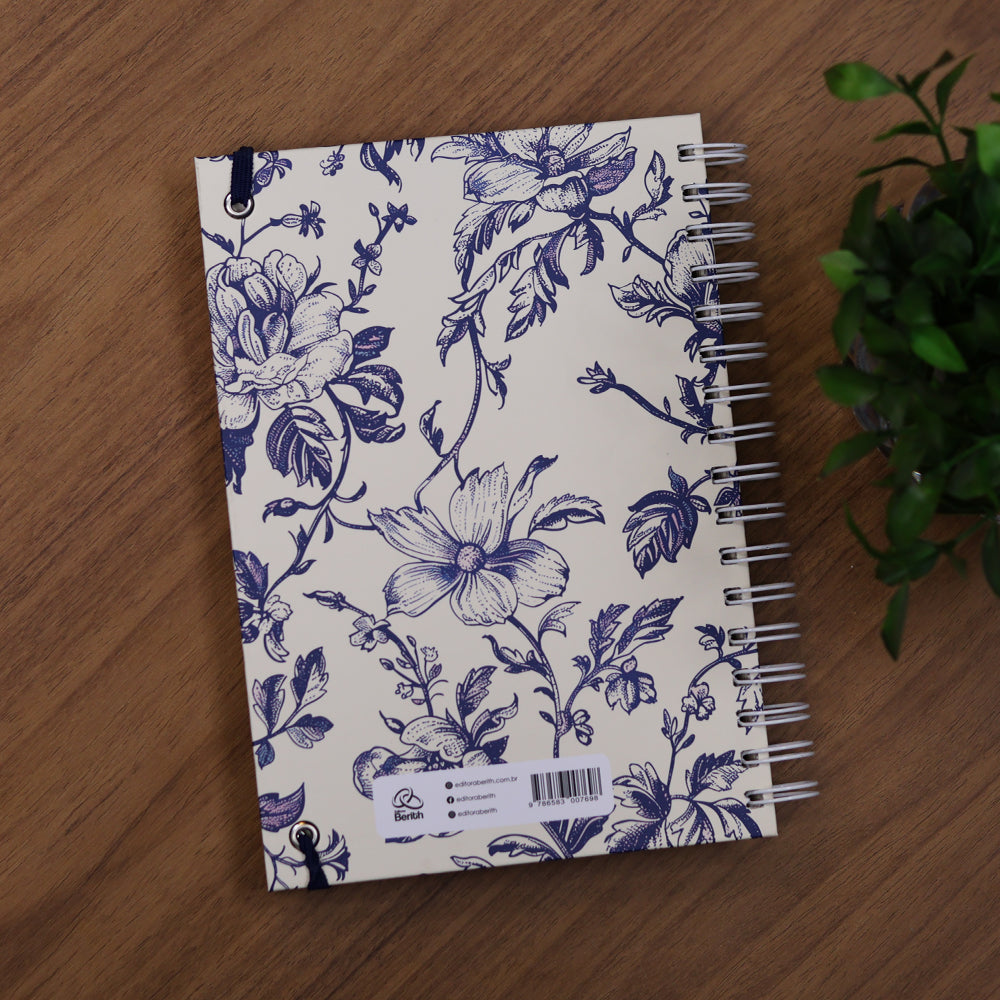 Planner Contando os Meus Dias | Capa Floral Clássica