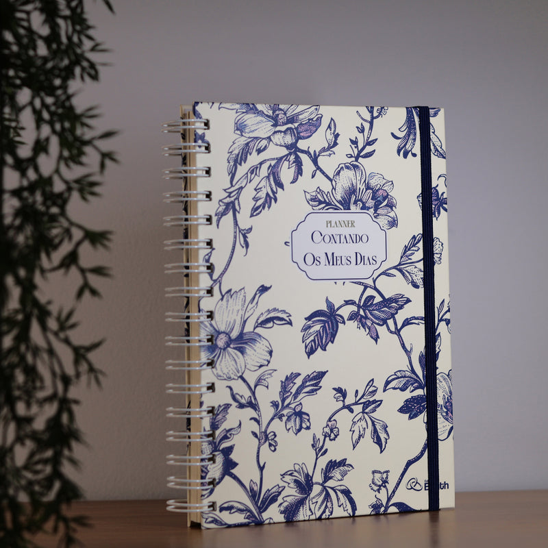 Planner Contando os Meus Dias | Capa Floral Clássica
