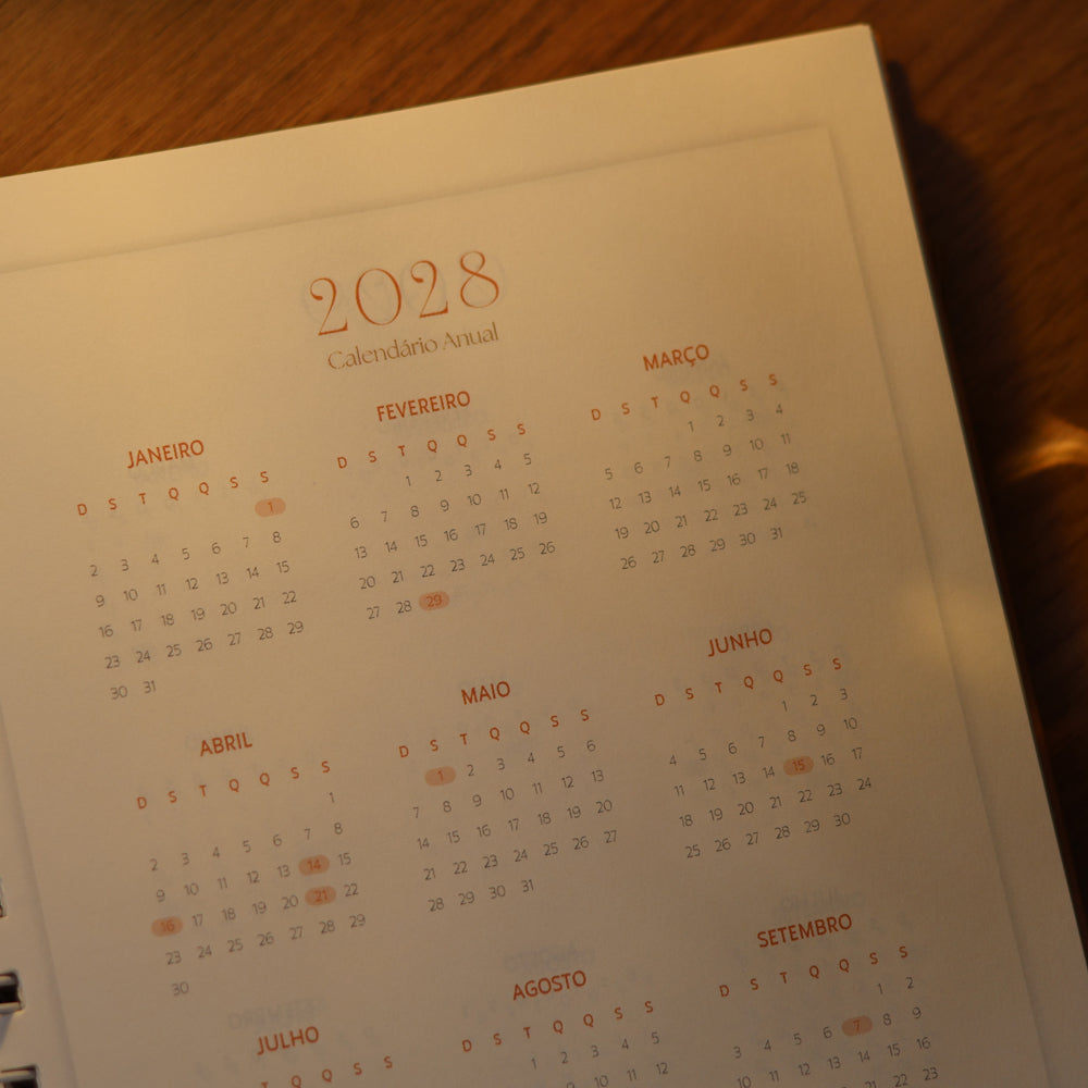 Planner Contando os Meus Dias | Capa Lírio do Vale