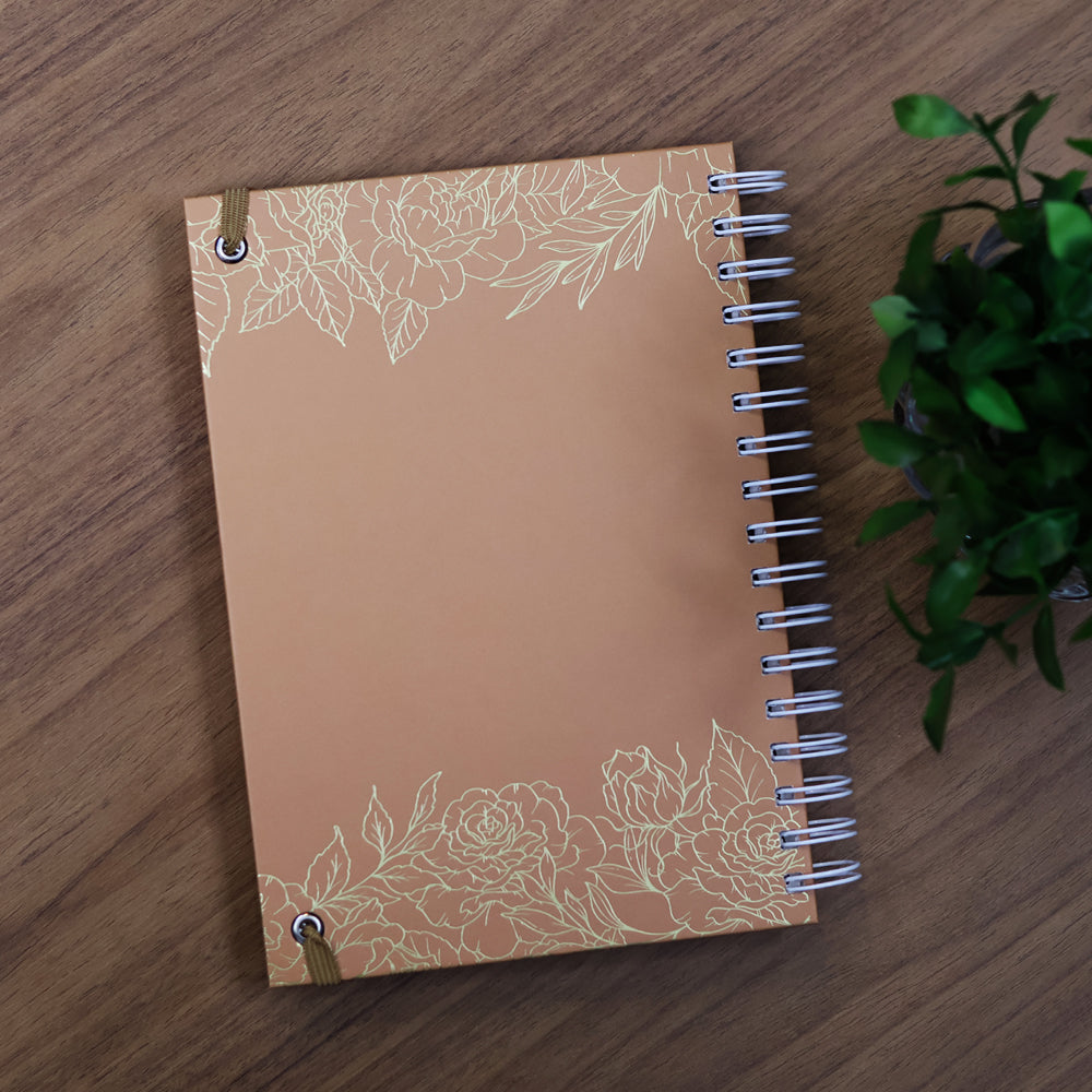 Planner Contando os Meus Dias | Capa Rosas