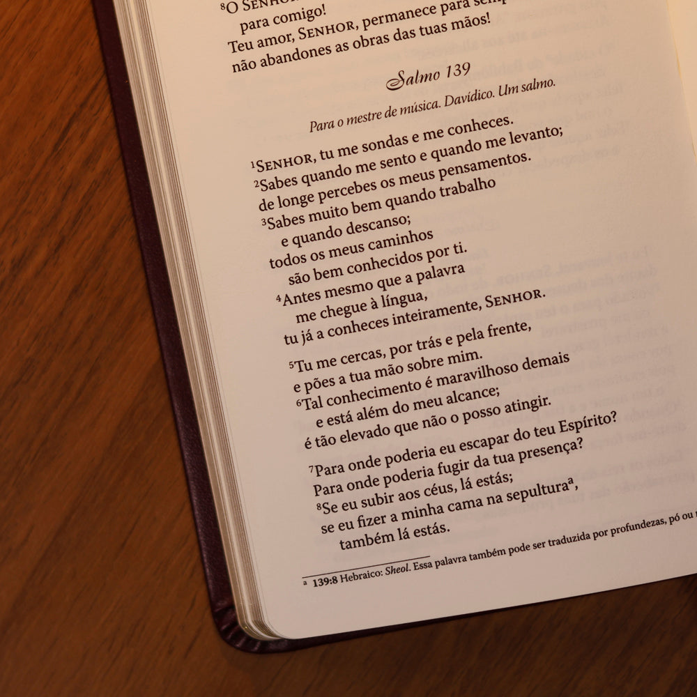 Salmos | Gift | Capa Bordô