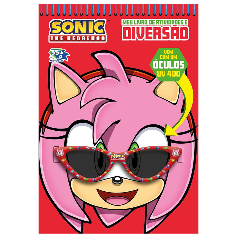Sonic Vermelho | Meu Livro de Atividades e Diversão